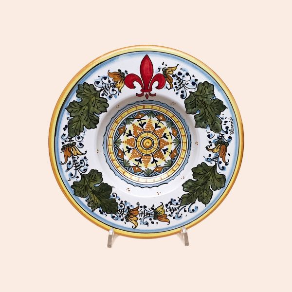 SET OF FRUIT OR DESSERT PLATES OF CM. 23 DIAMETER